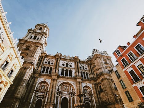 Our Destinations Detailed view of Malaga Cathedral